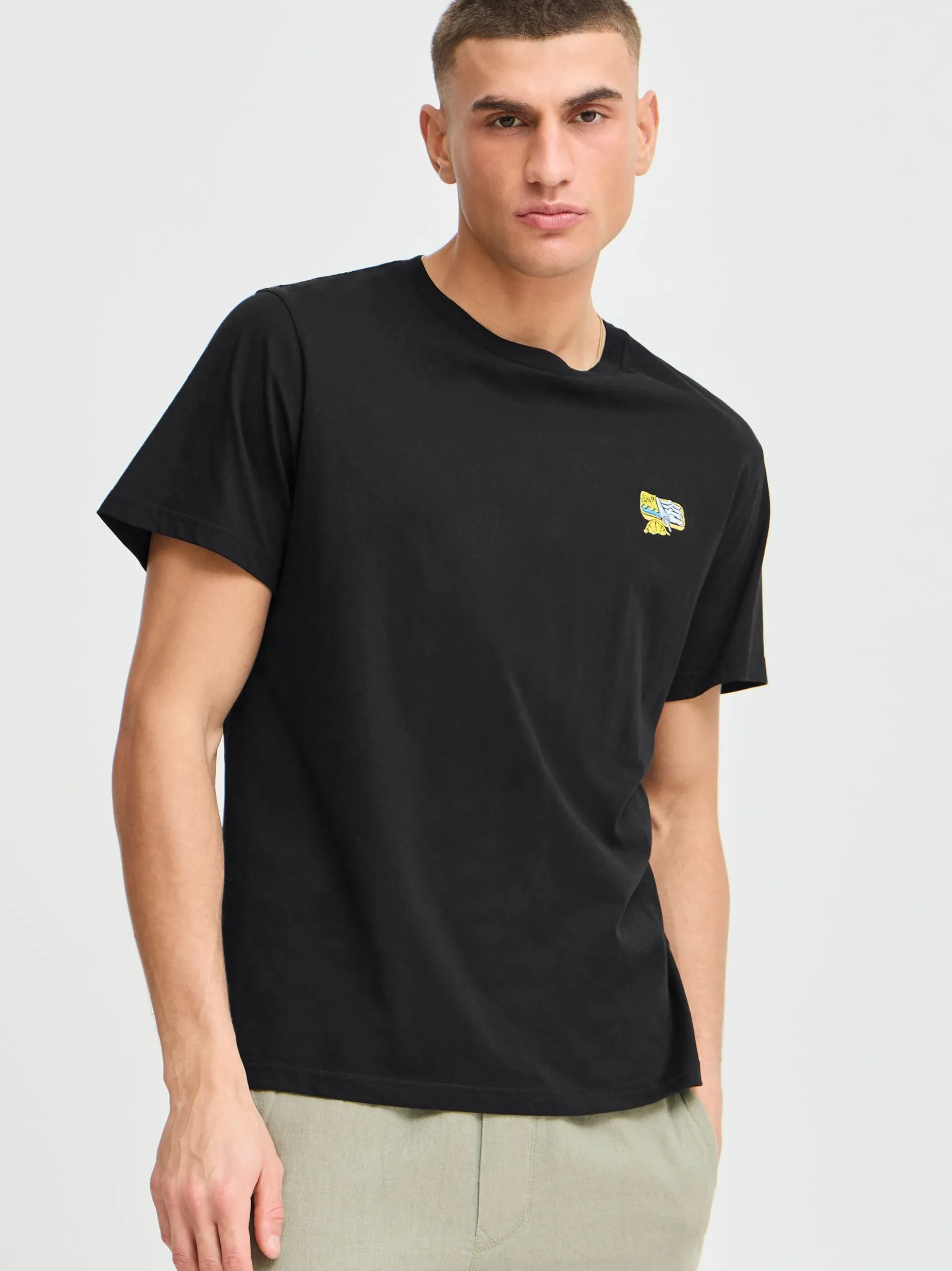 Solid Herren T-Shirt - SDOwens in schwarz