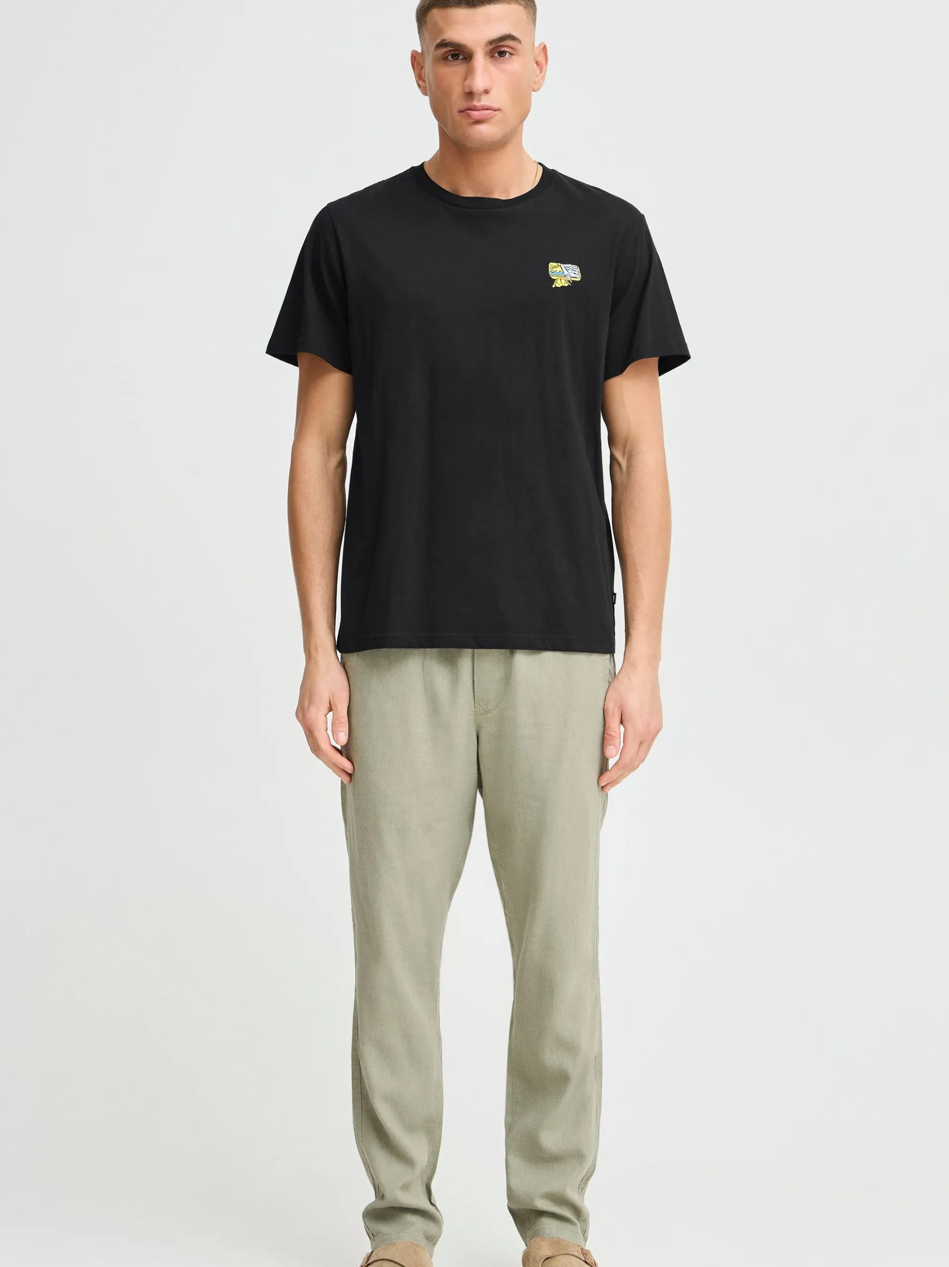 Solid Herren T-Shirt - SDOwens in schwarz