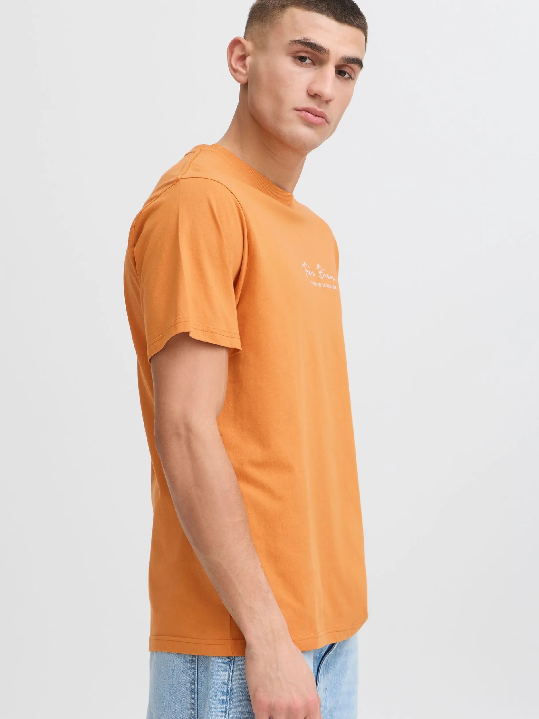 Solid Herren T-Shirt - SDPedro in orange