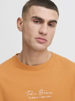 Solid Herren T-Shirt - SDPedro in orange