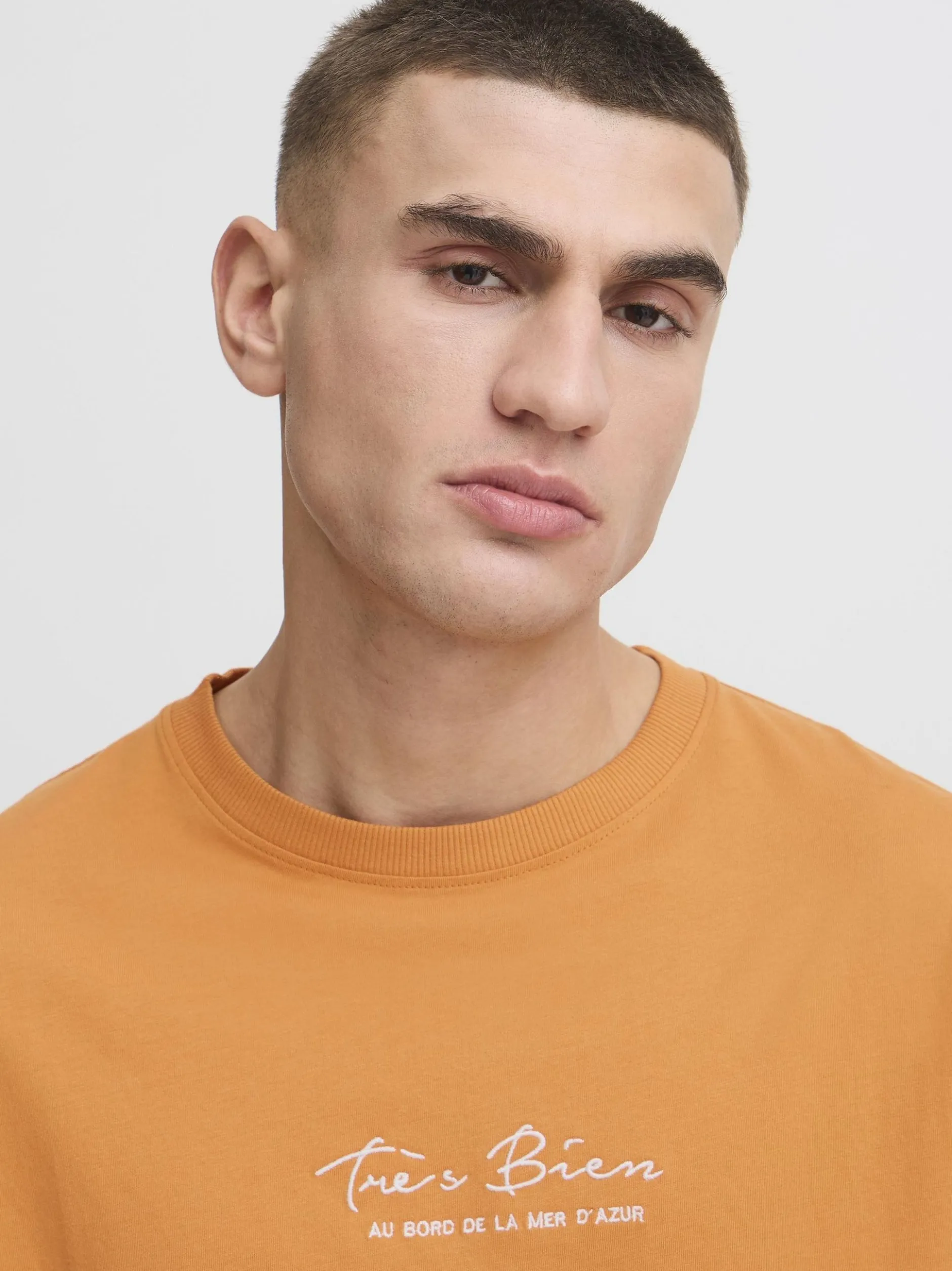 Solid Herren T-Shirt - SDPedro in orange