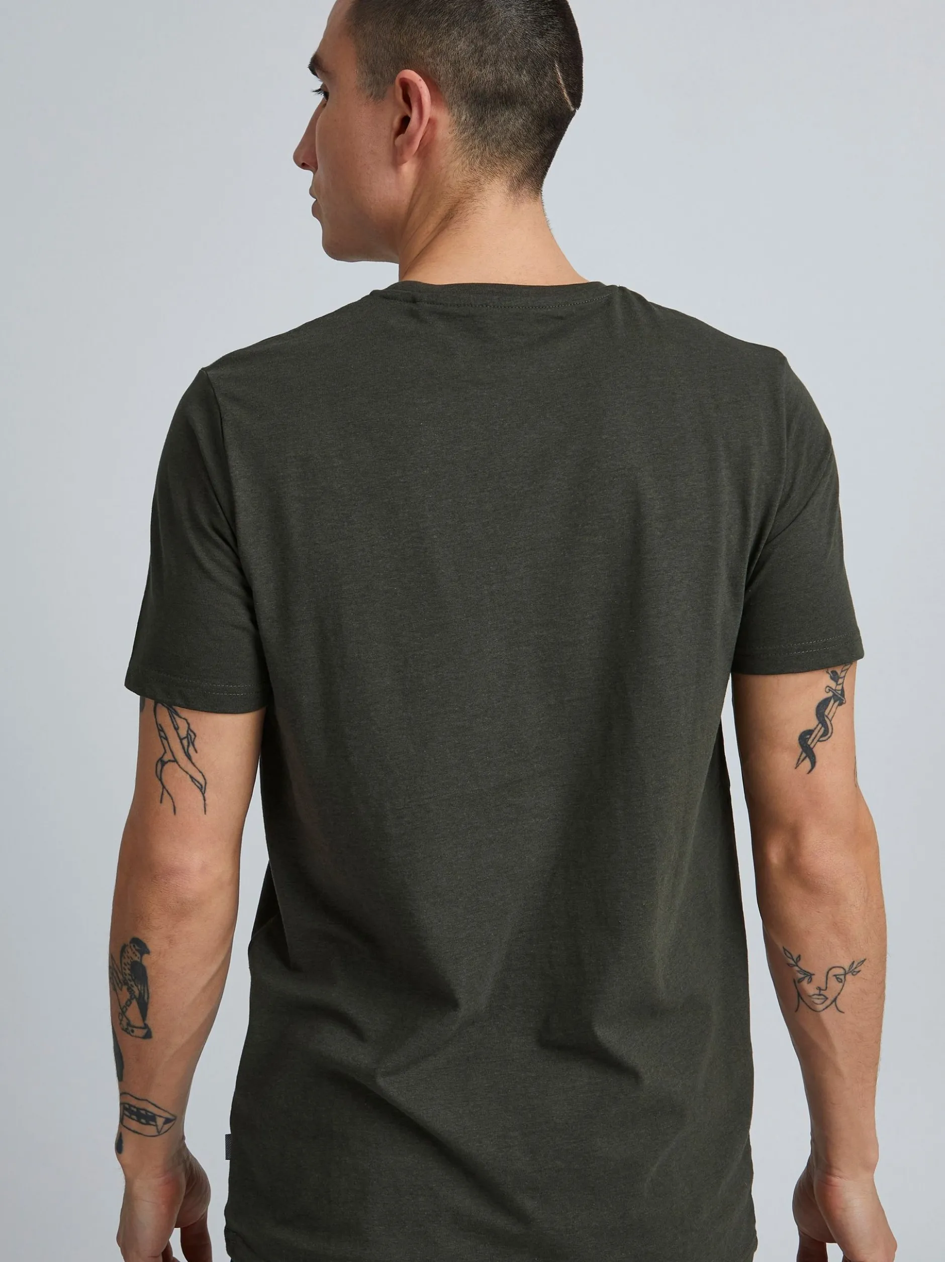 Solid Herren T-Shirt - SDRock in grün