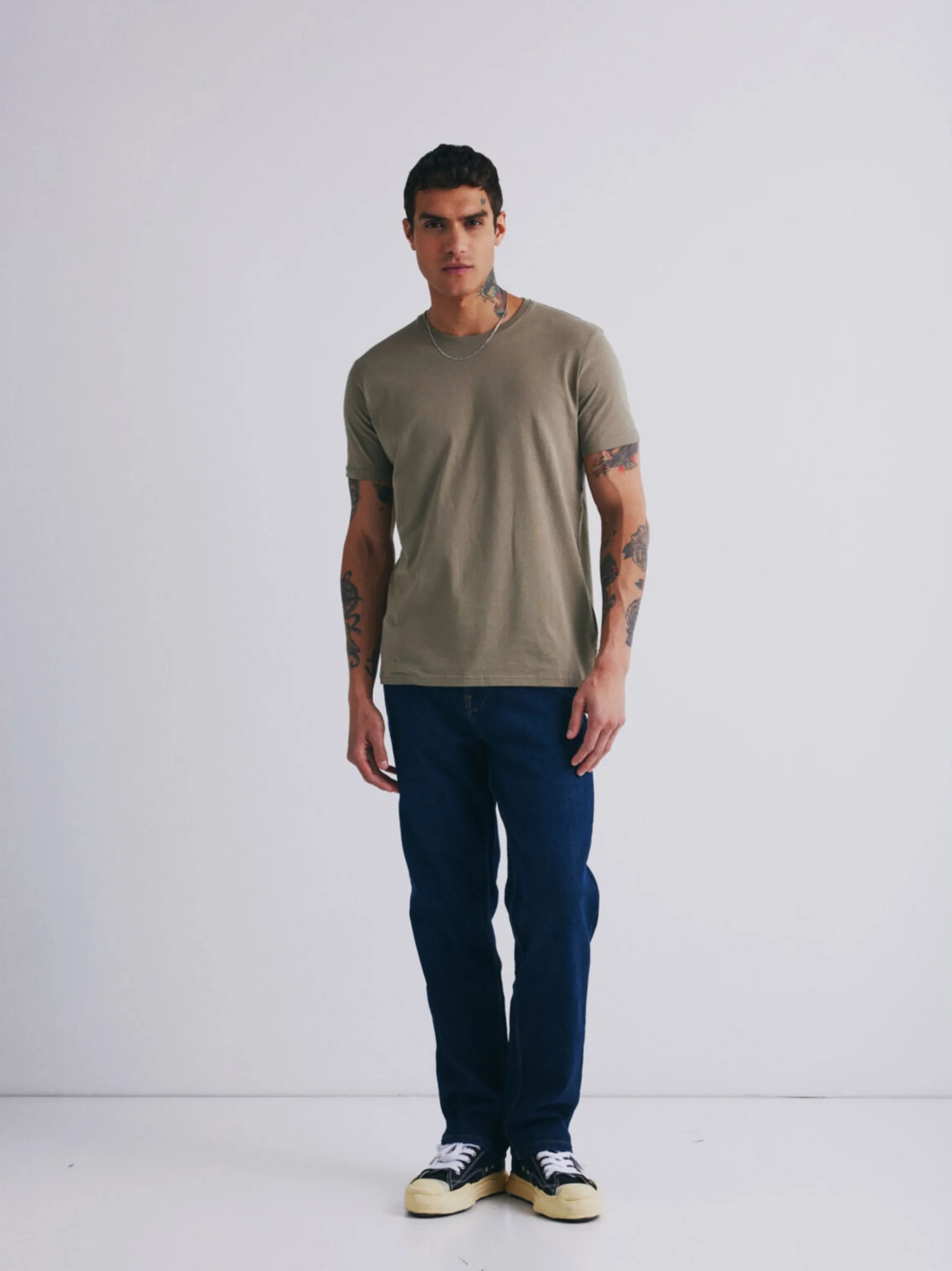 Solid Herren T-Shirt - SDRock in grün