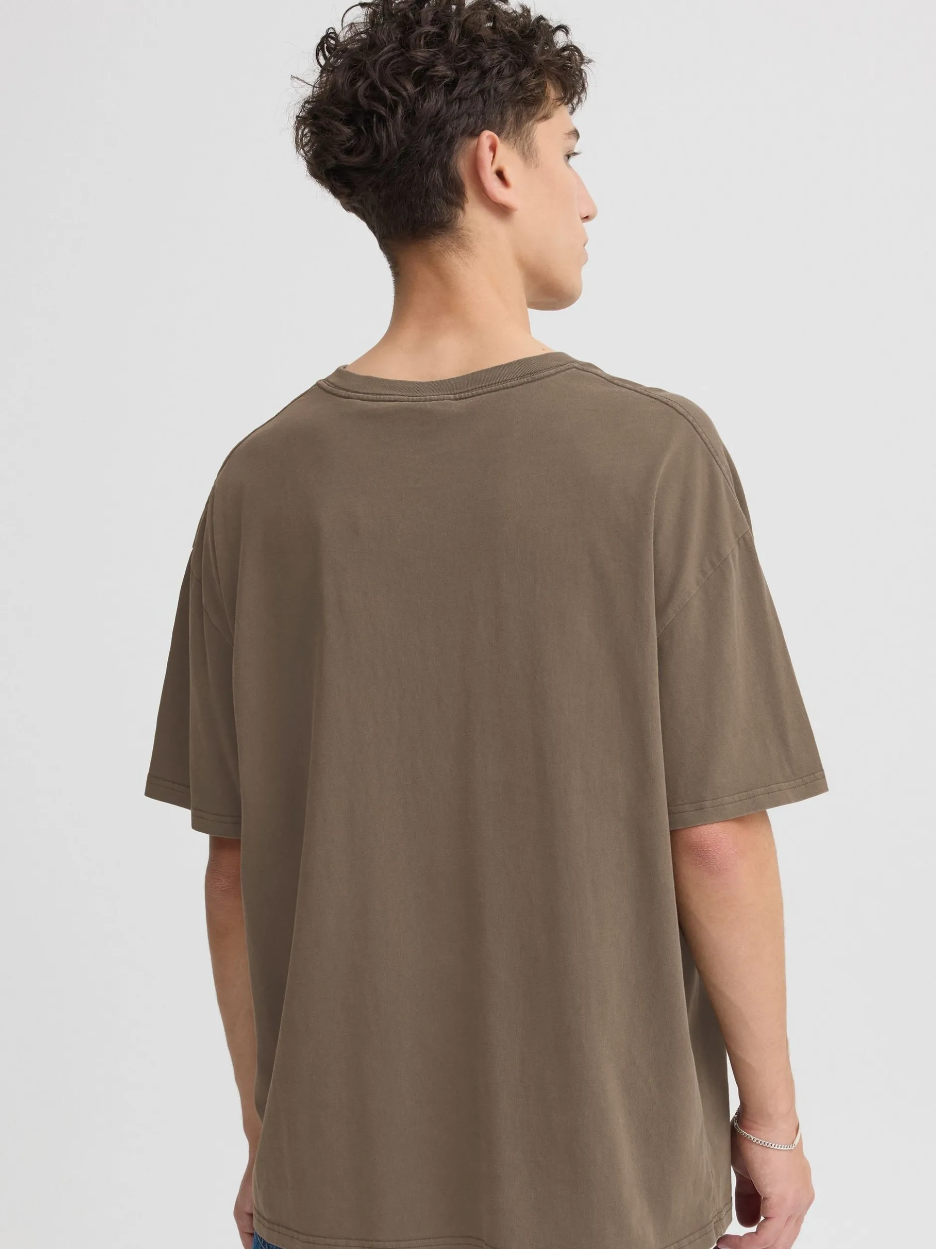 Solid Herren T-Shirt - SDTenny in braun