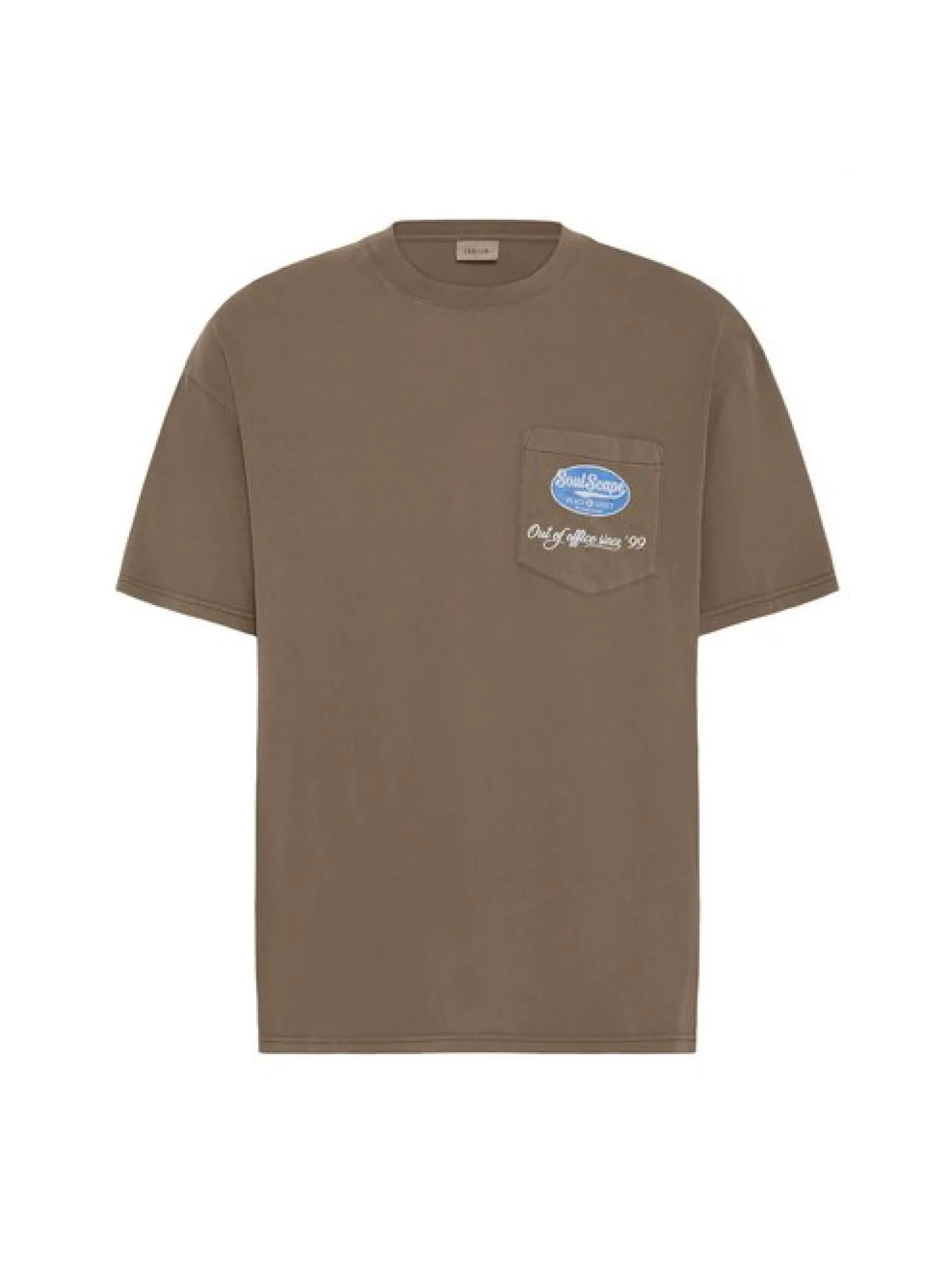 Solid Herren T-Shirt - SDTenny in braun