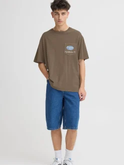 Solid Herren T-Shirt - SDTenny in braun