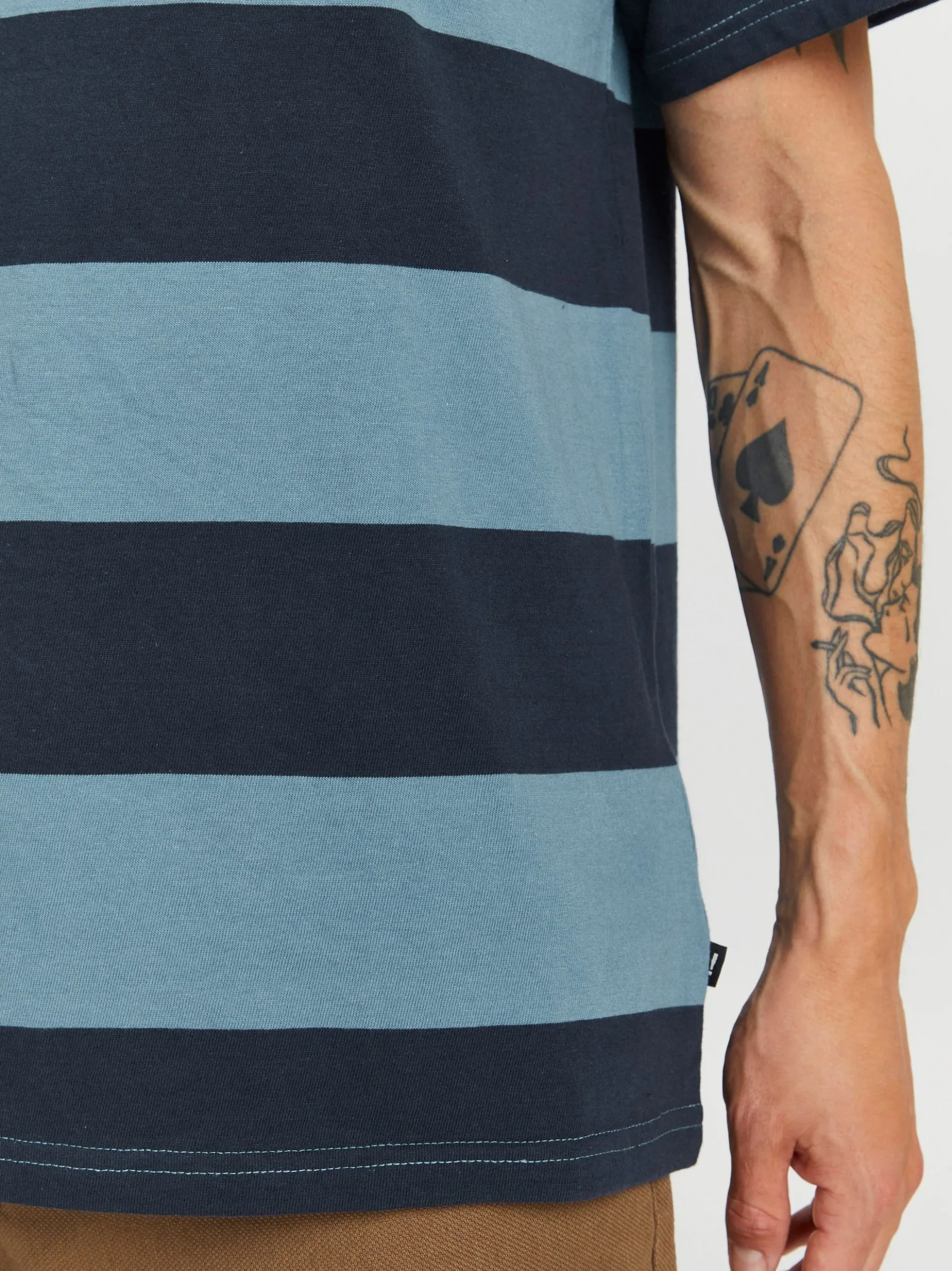 Solid Herren T-Shirt SDVicente in blau