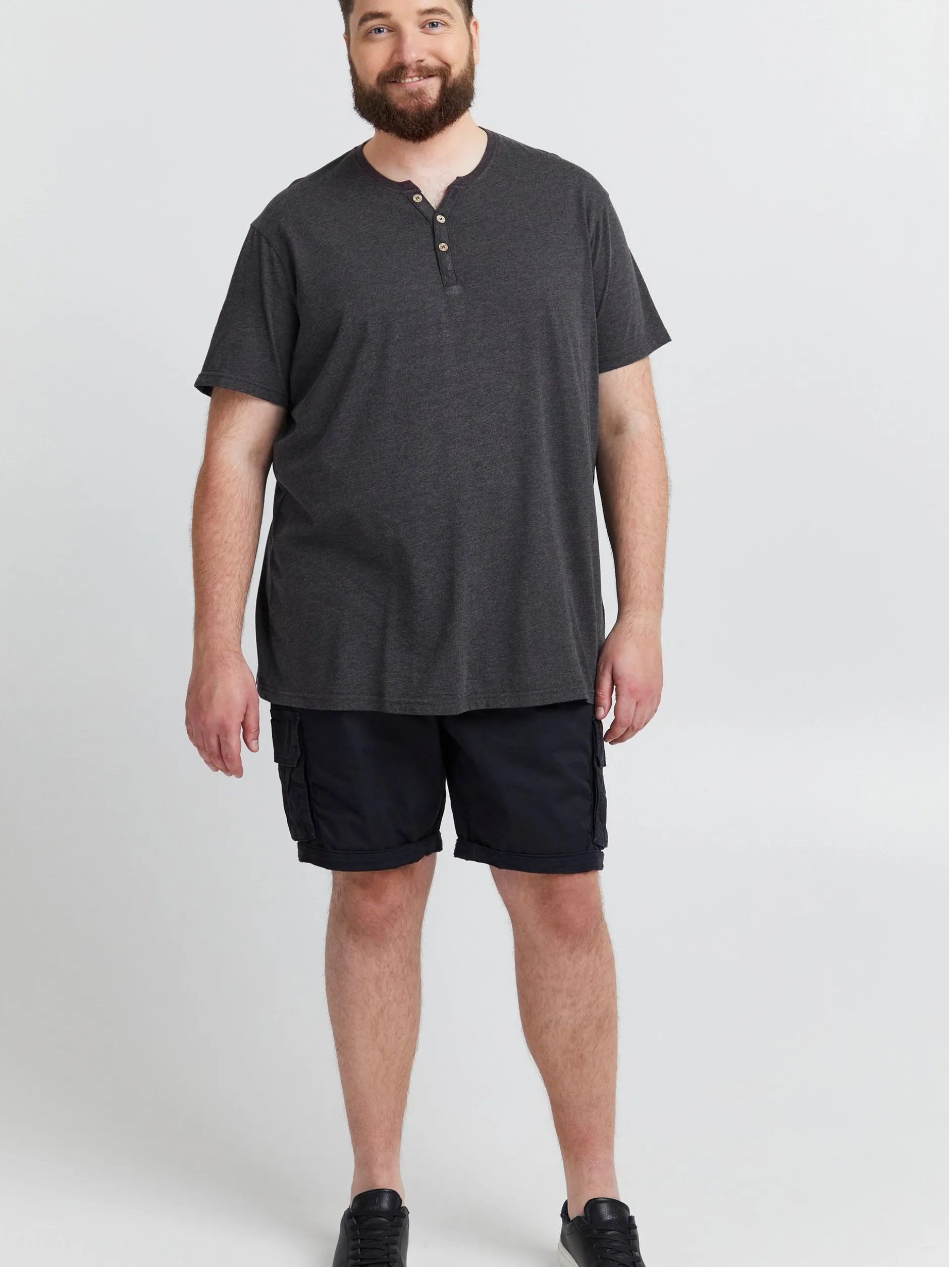 Solid Herren T-Shirt - SDVolker Big & Tall in grau