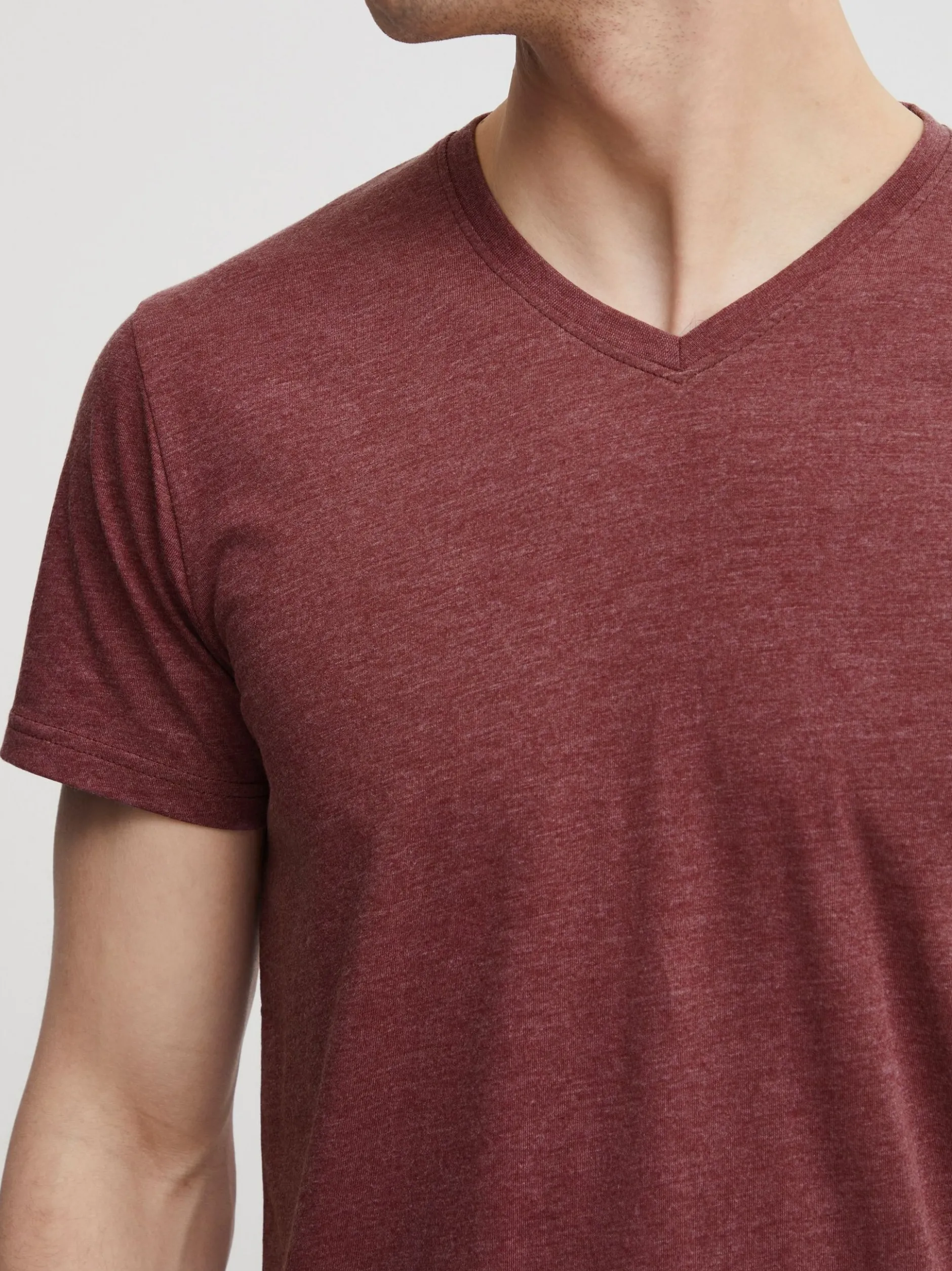Solid Herren V-Shirt - SDBedo in rot