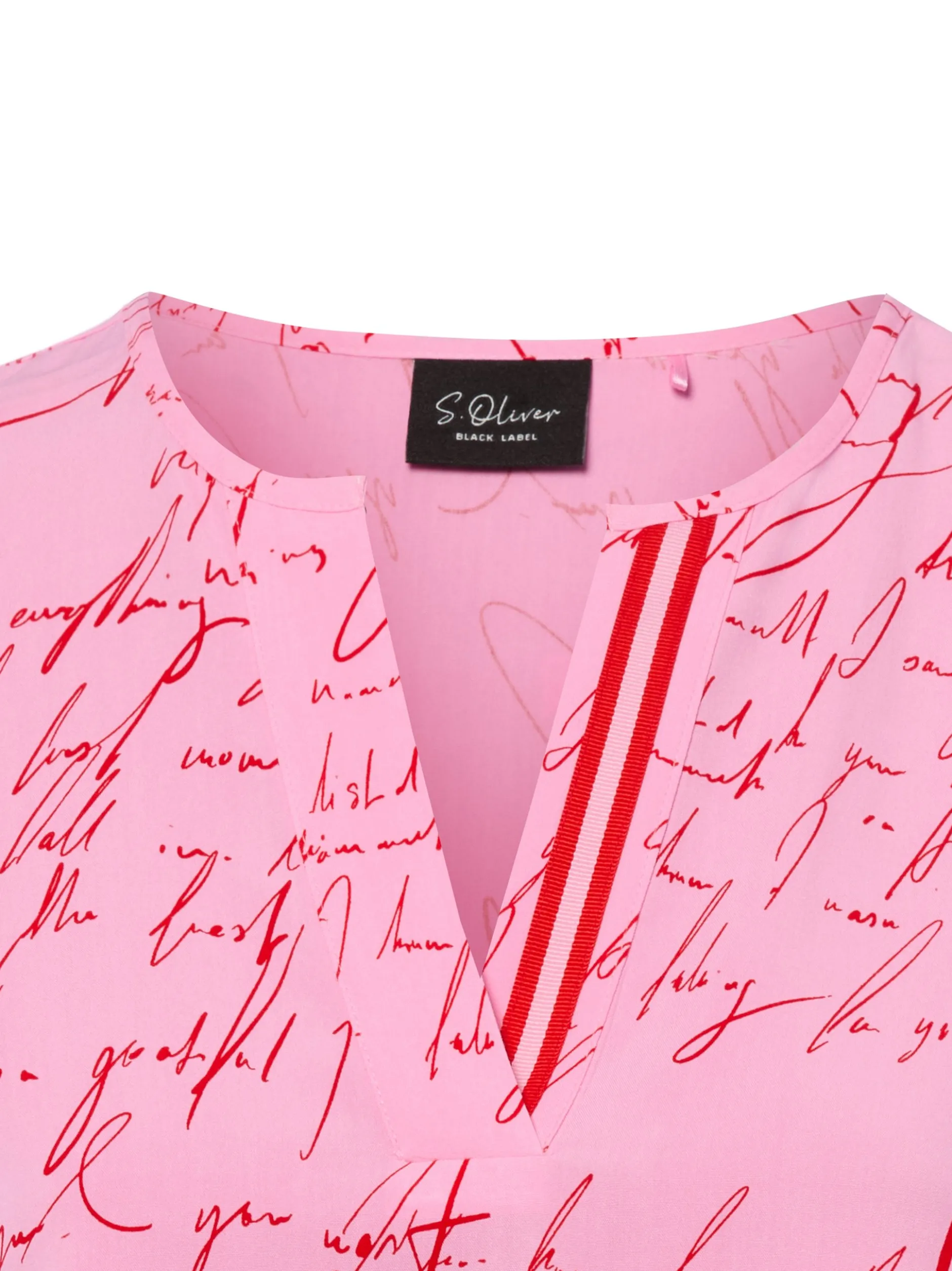 s.Oliver BLACK LABEL Damen Blusenshirt in pink rot