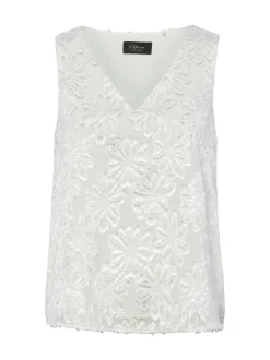 s.Oliver BLACK LABEL Damen Blusentop in weiß