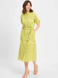 s.Oliver BLACK LABEL Damen Freizeitkleid in kiwi