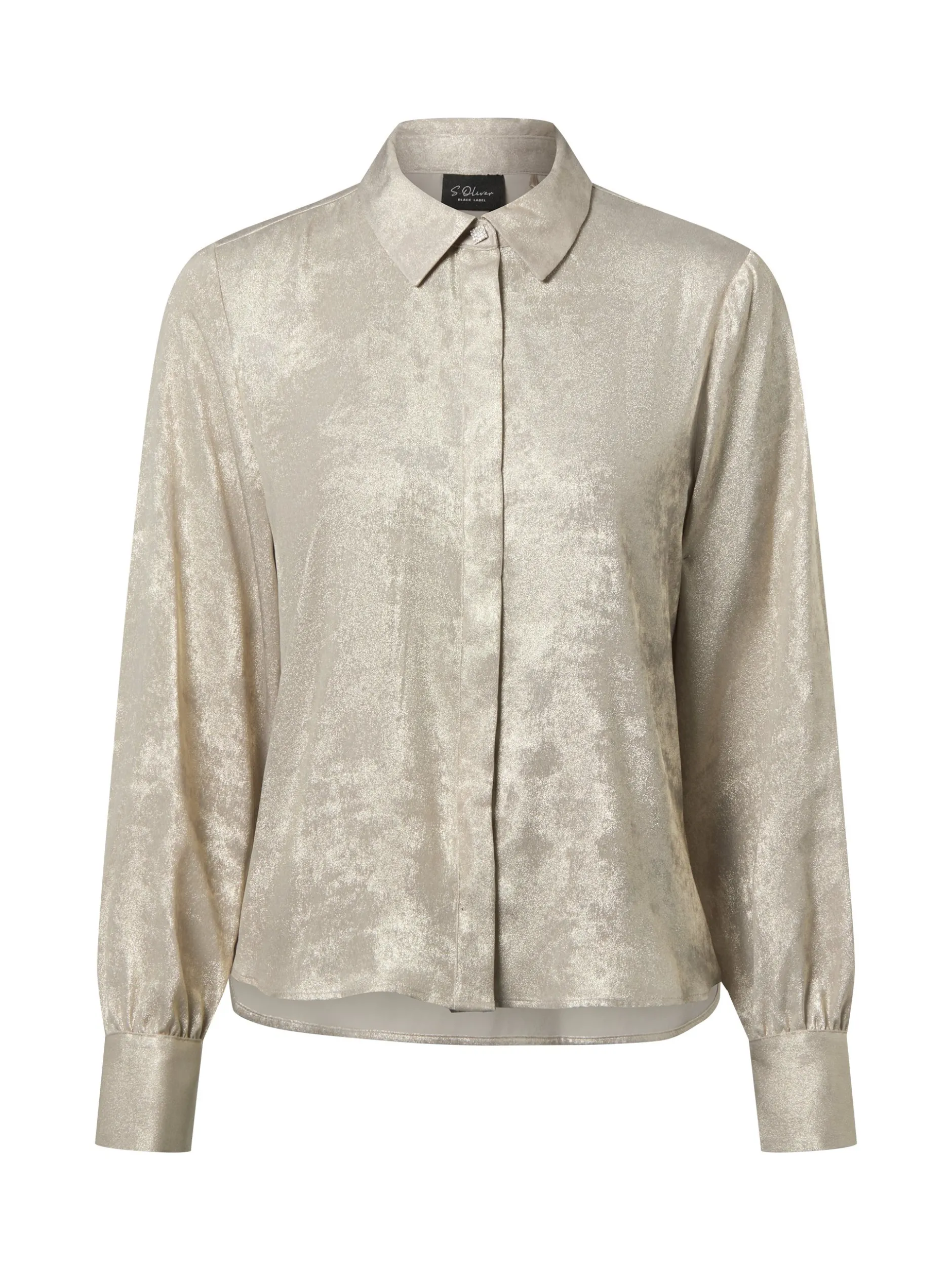 s.Oliver BLACK LABEL Damen Hemdbluse in gold