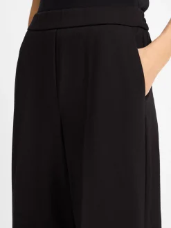 s.Oliver BLACK LABEL Damen Hose in schwarz - Länge: midi