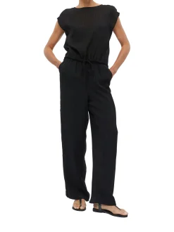 s.Oliver BLACK LABEL Damen Hose in schwarz - Länge: lang