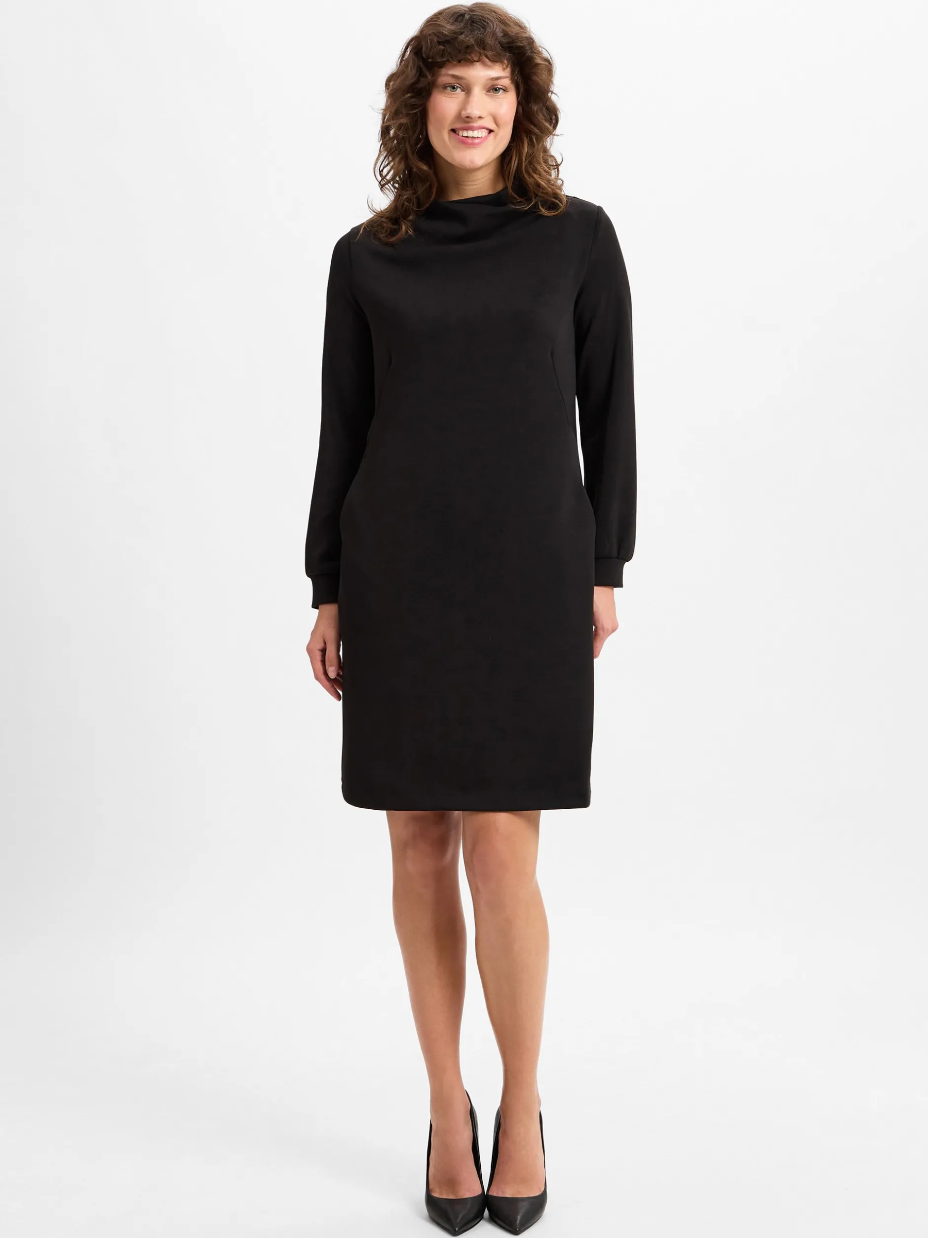 s.Oliver BLACK LABEL Damen Kleid in schwarz