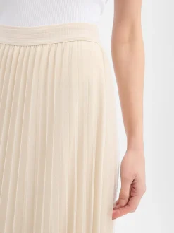 s.Oliver BLACK LABEL Damen Plisseerock in beige