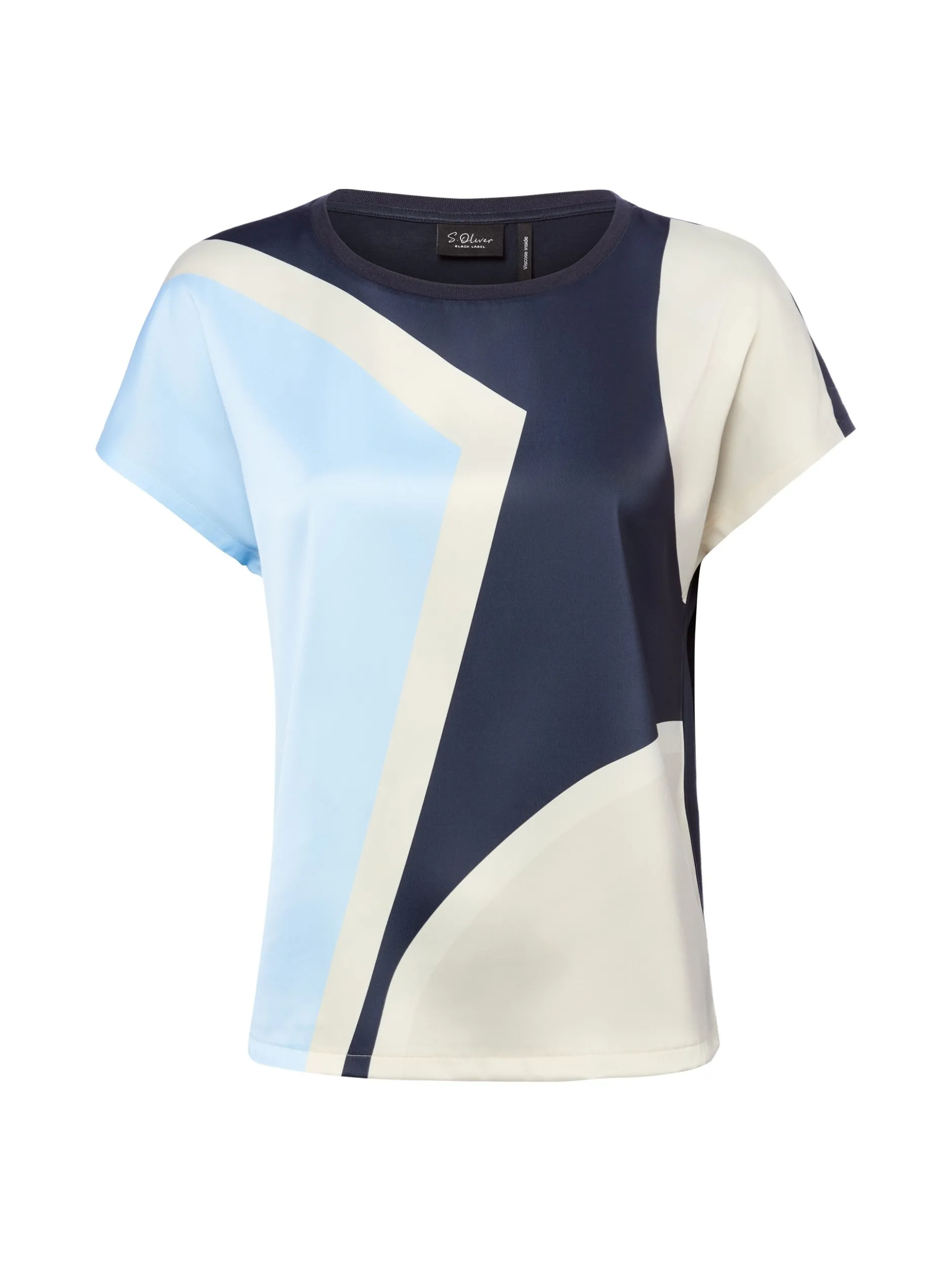 s.Oliver BLACK LABEL Damen Shirt in marine beige