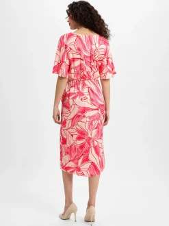 s.Oliver BLACK LABEL Damen Sommerkleid in pink rosa
