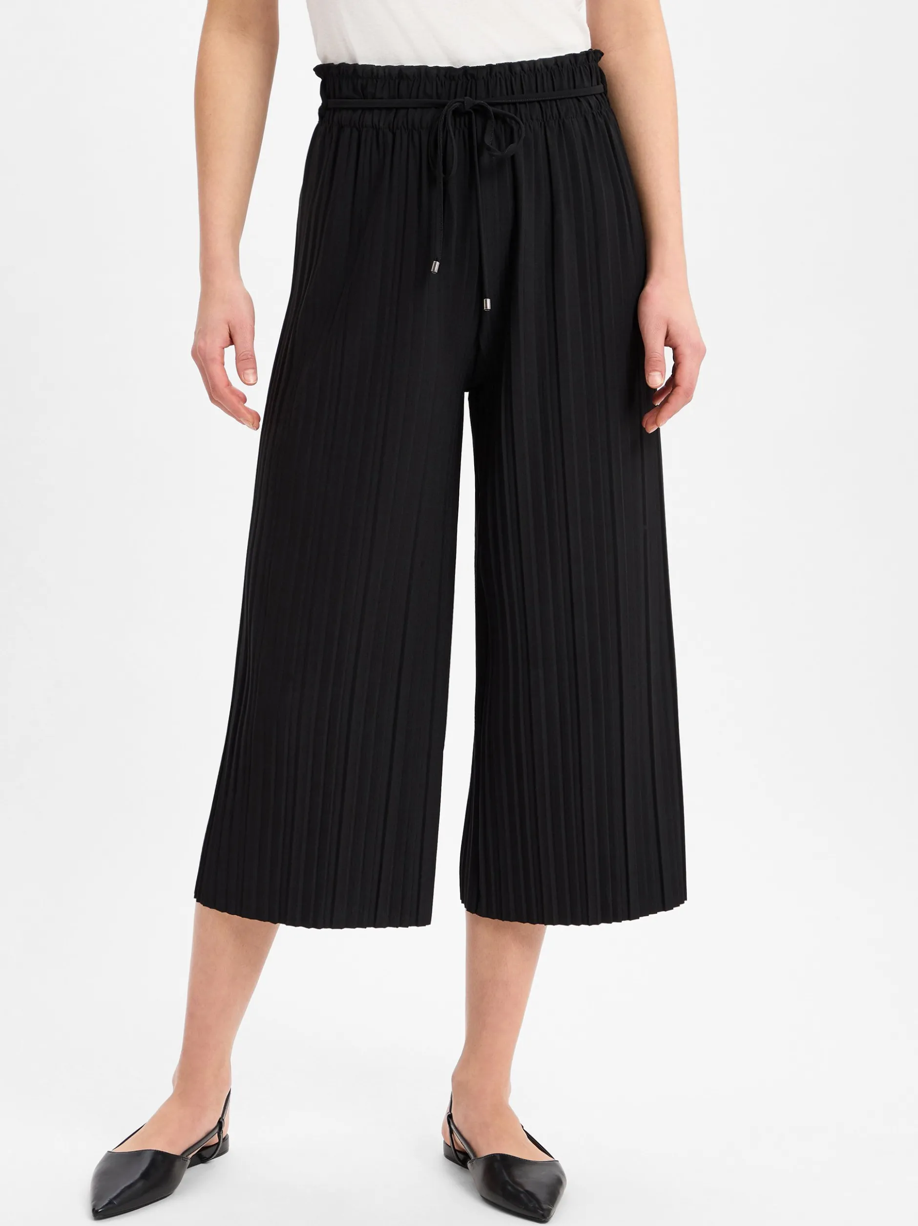 s.Oliver BLACK LABEL Damen Stoffhose in schwarz