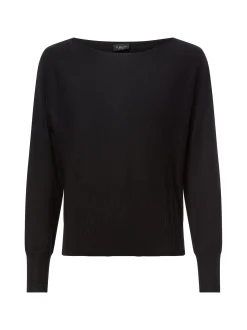 s.Oliver BLACK LABEL Damen Strickpullover in schwarz