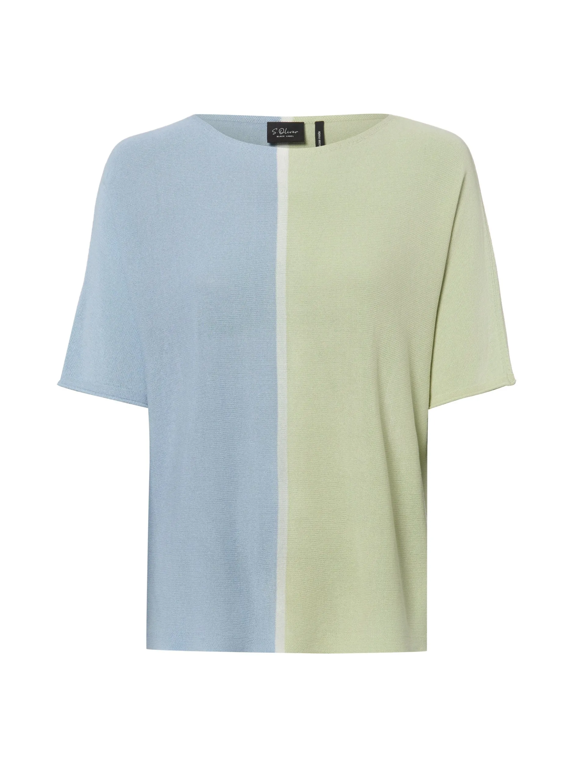 s.Oliver BLACK LABEL Damen Strickshirt in hellblau lind