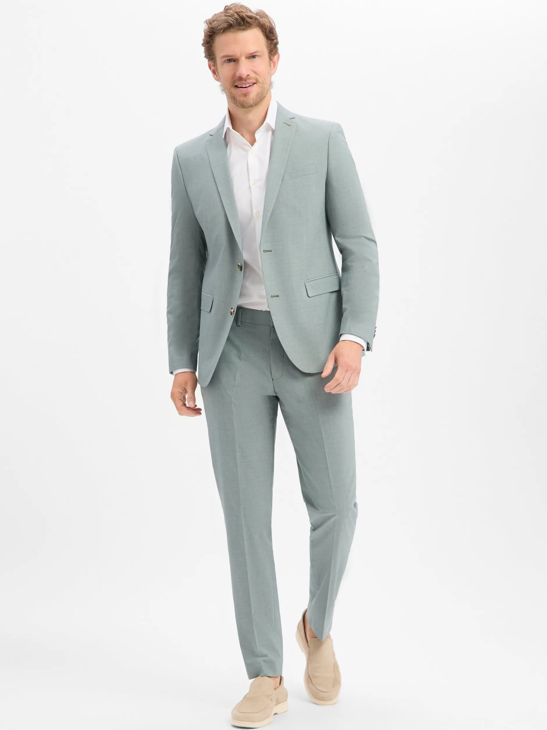 s.Oliver BLACK LABEL Herren Baukasten-Hose in lind