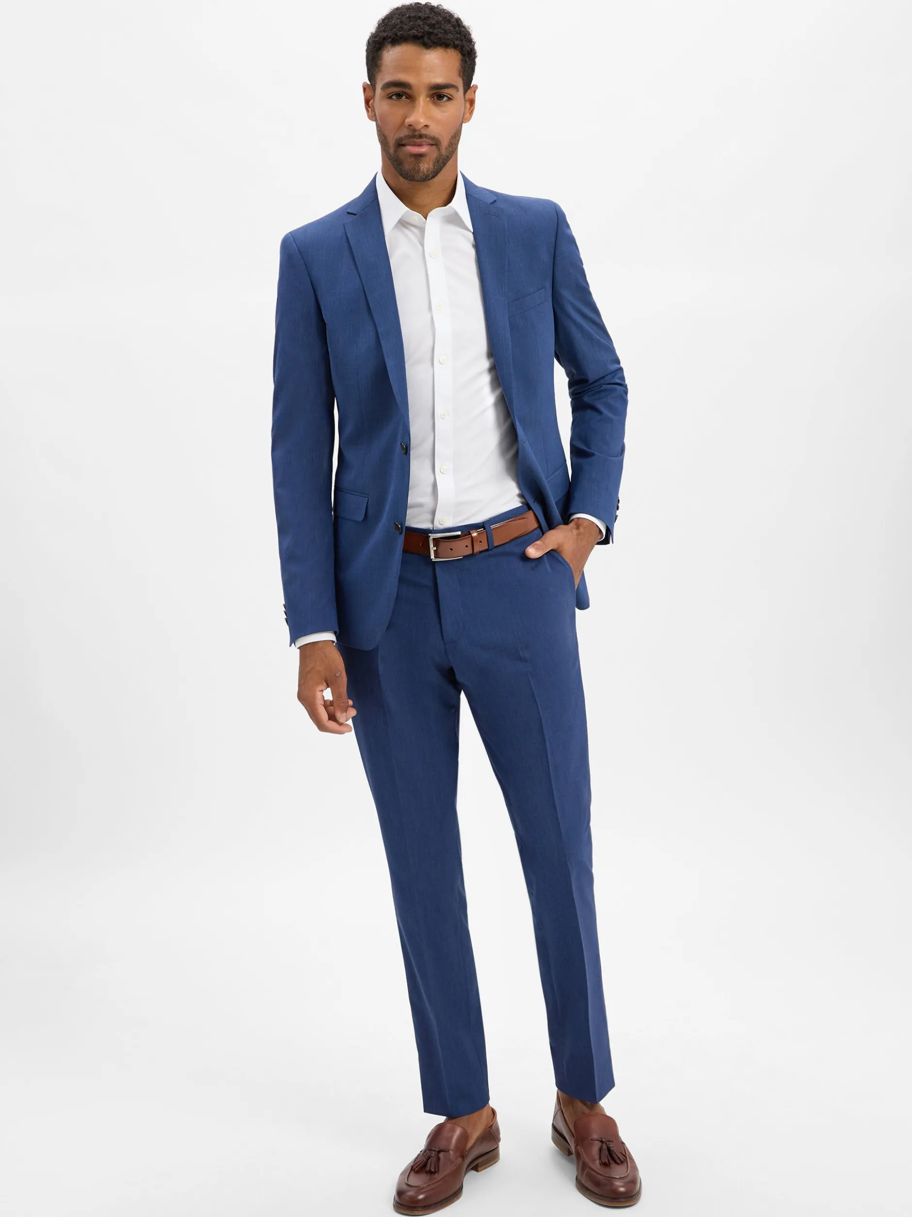 s.Oliver BLACK LABEL Herren Baukasten-Hose in indigo