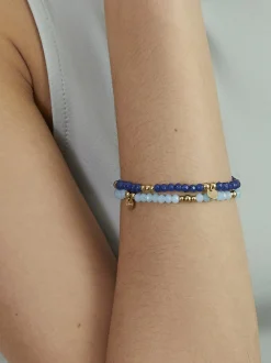 s.Oliver Damen Armband - Colorful Beads in gold