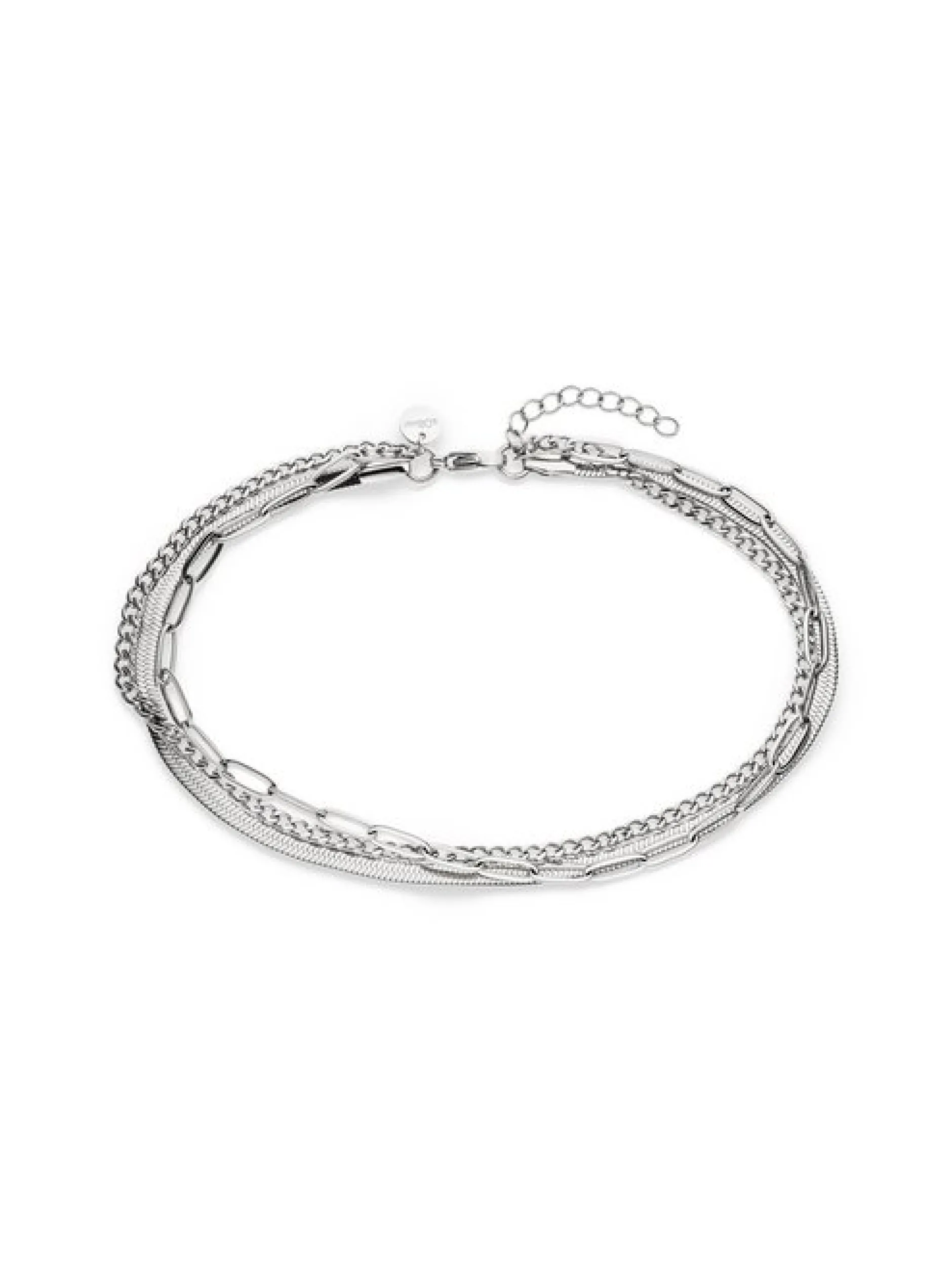 s.Oliver Damen Armband - Fine Layers in silber