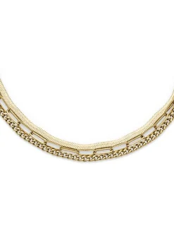 s.Oliver Damen Armband - Fine Layers in gold