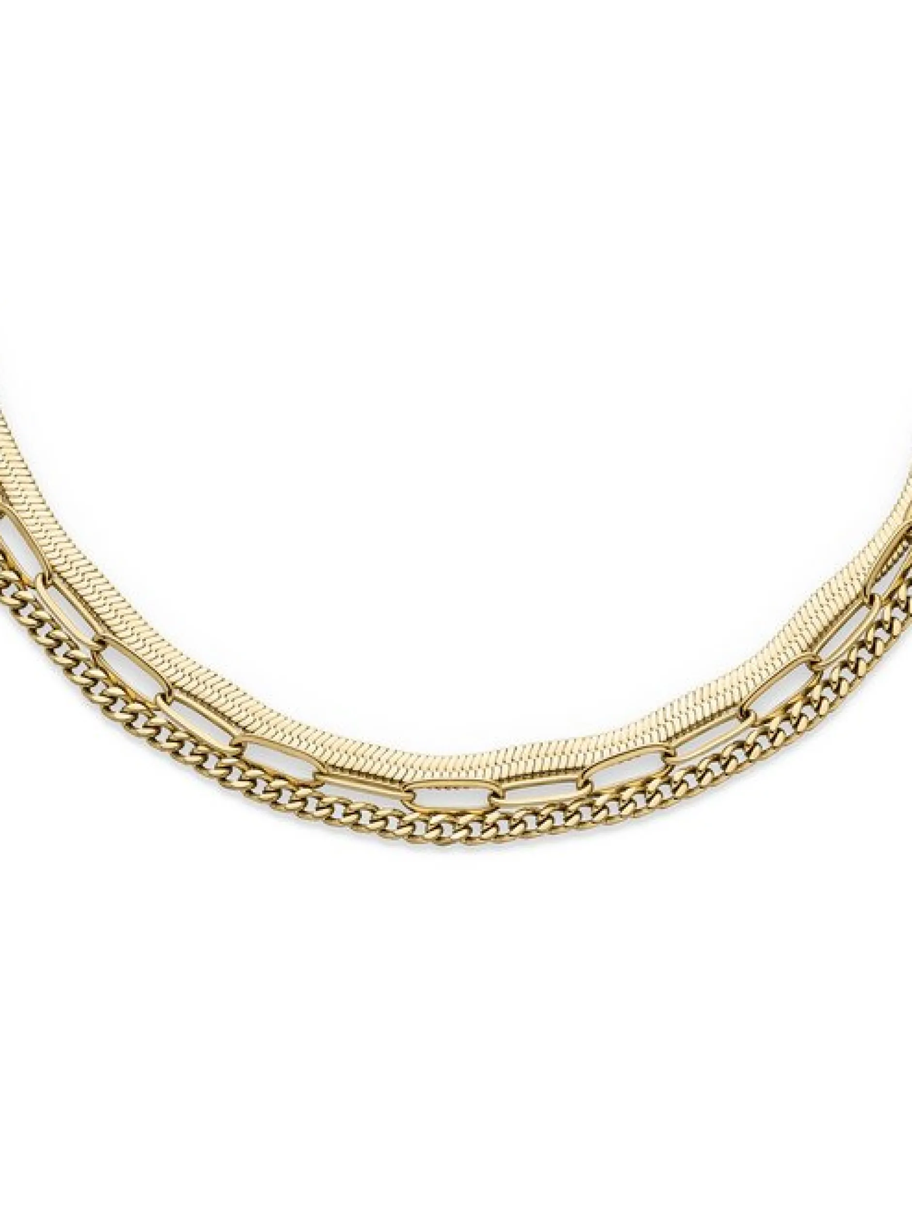 s.Oliver Damen Armband - Fine Layers in gold
