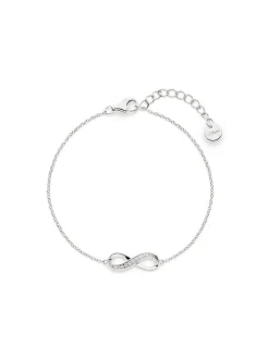 s.Oliver Damen Armband - Infinity in silber