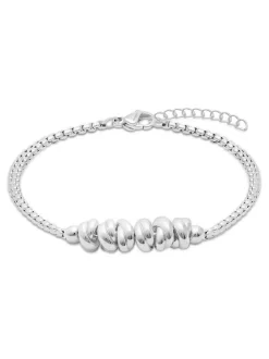 s.Oliver Damen Armband - Knots in silber