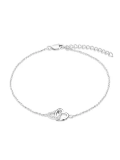 s.Oliver Damen Armband - Open Heart in silber