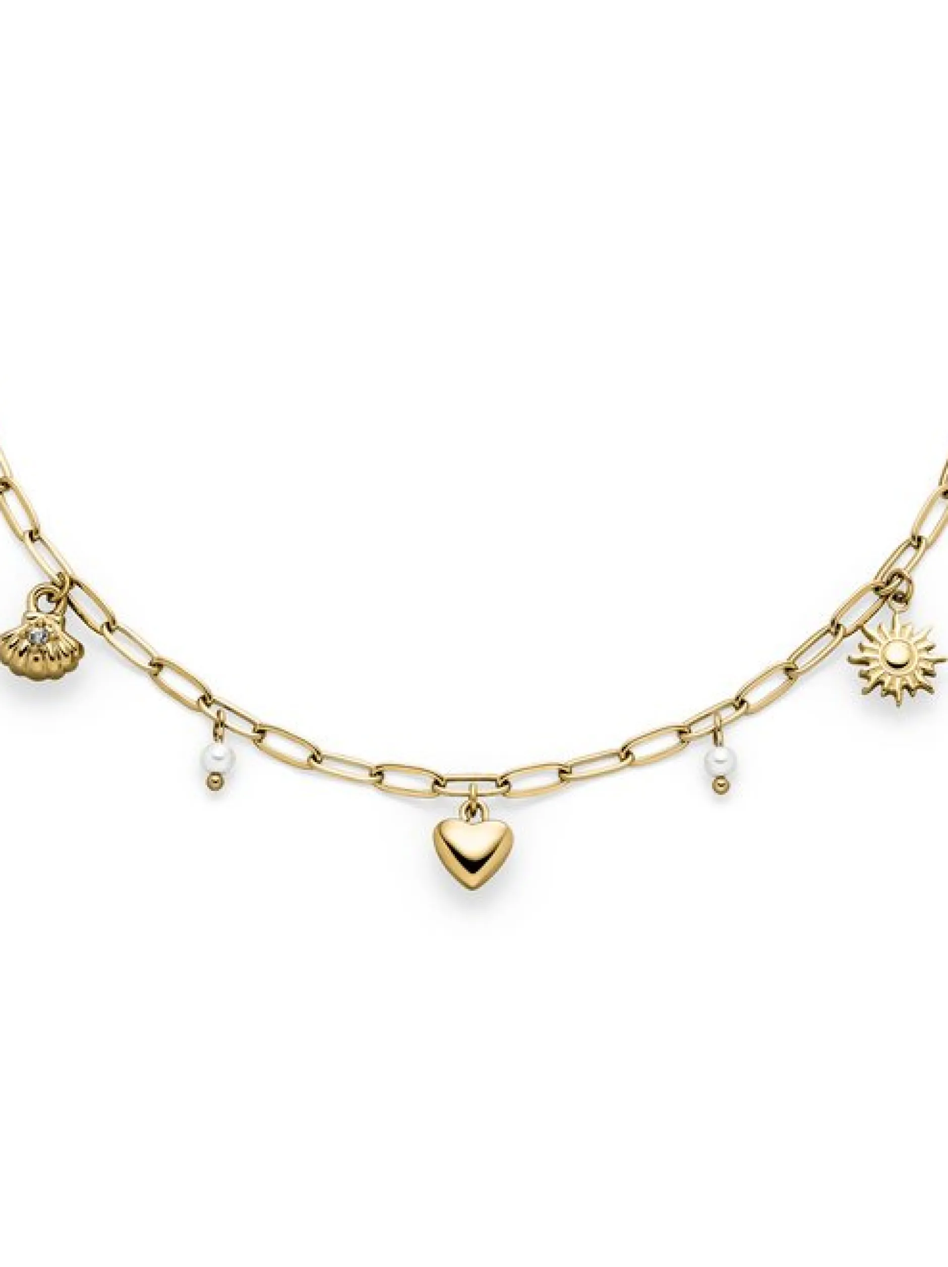 s.Oliver Damen Armband - Summer Charms in gold