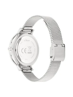 s.Oliver Damen Armbanduhr - Charming Time in silber