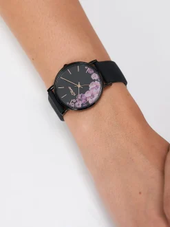 s.Oliver Damen Armbanduhr - Modern Statement in schwarz