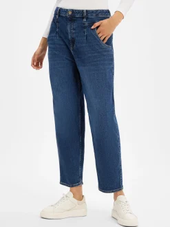 s.Oliver Damen Barrel Fit Jeans in blue stone