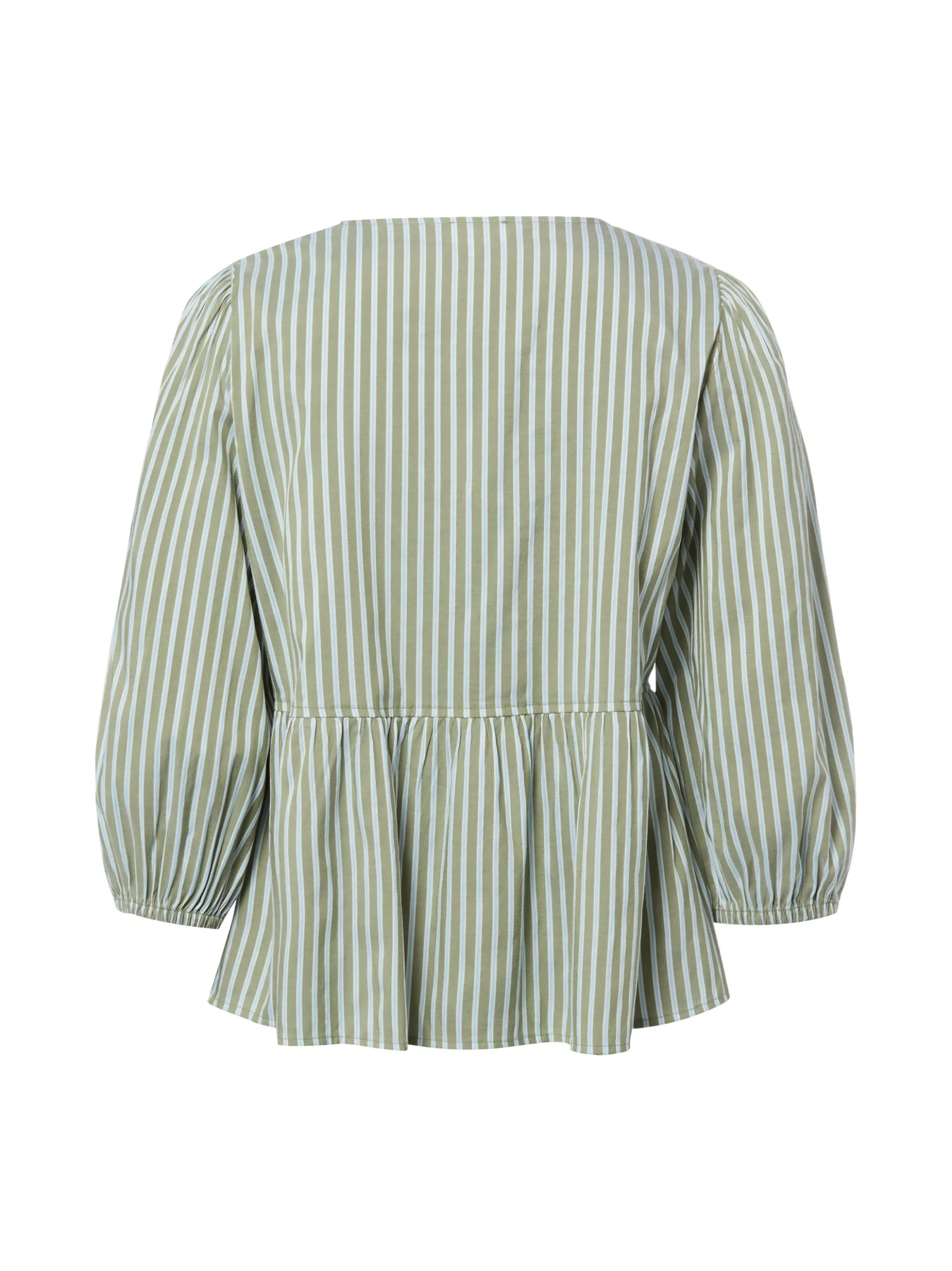 s.Oliver Damen Bluse in khaki hellblau - Ärmel: 3/4 Arm