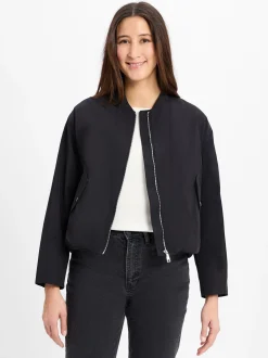 s.Oliver Damen Bomberjacke in schwarz