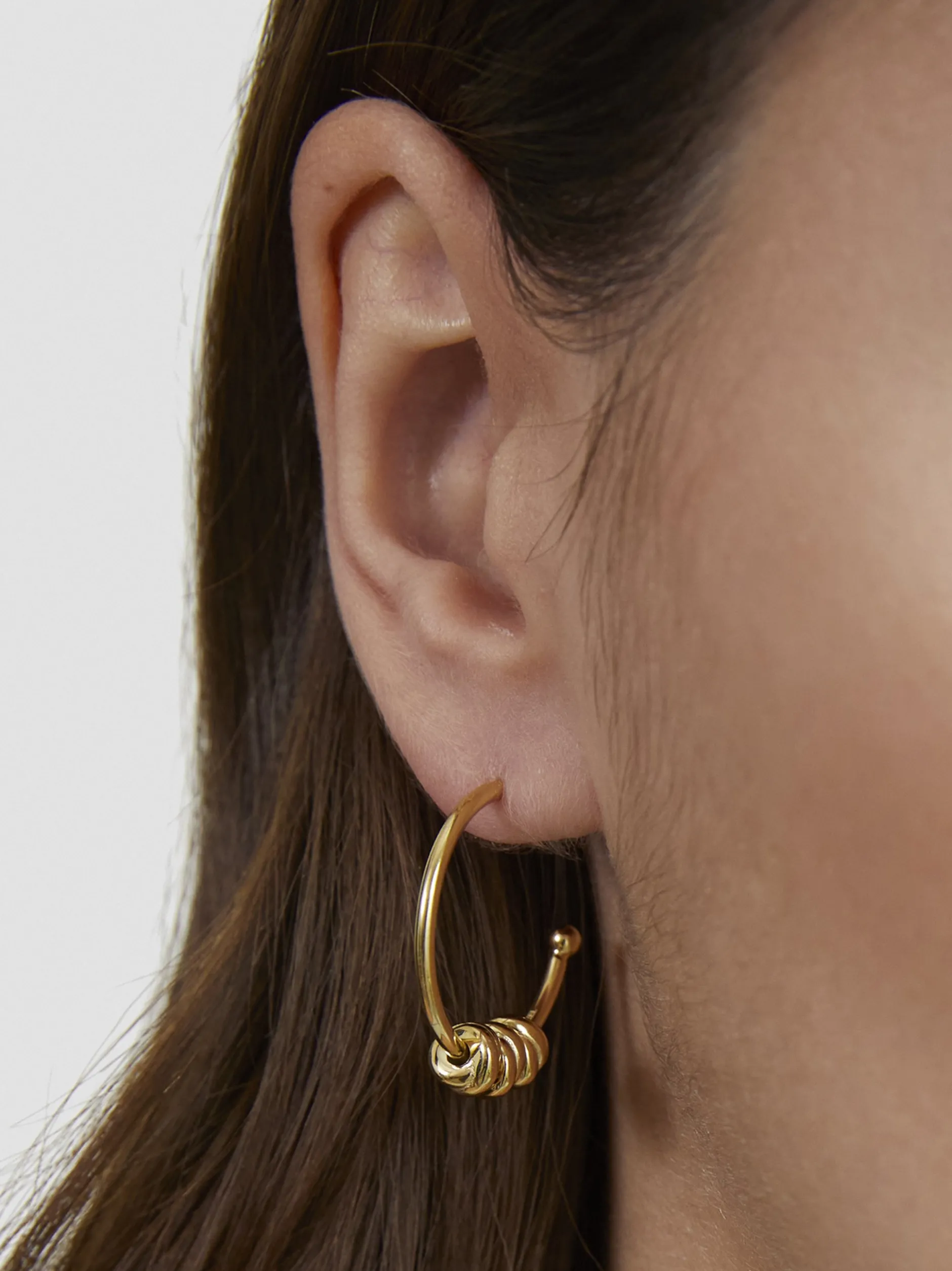 s.Oliver Damen Creolen - Knots in gold
