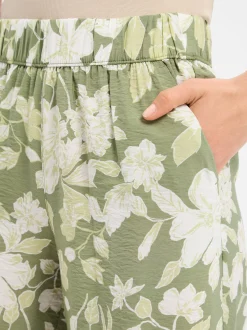 s.Oliver Damen Culotte in erbse lind - Länge: verkürzt