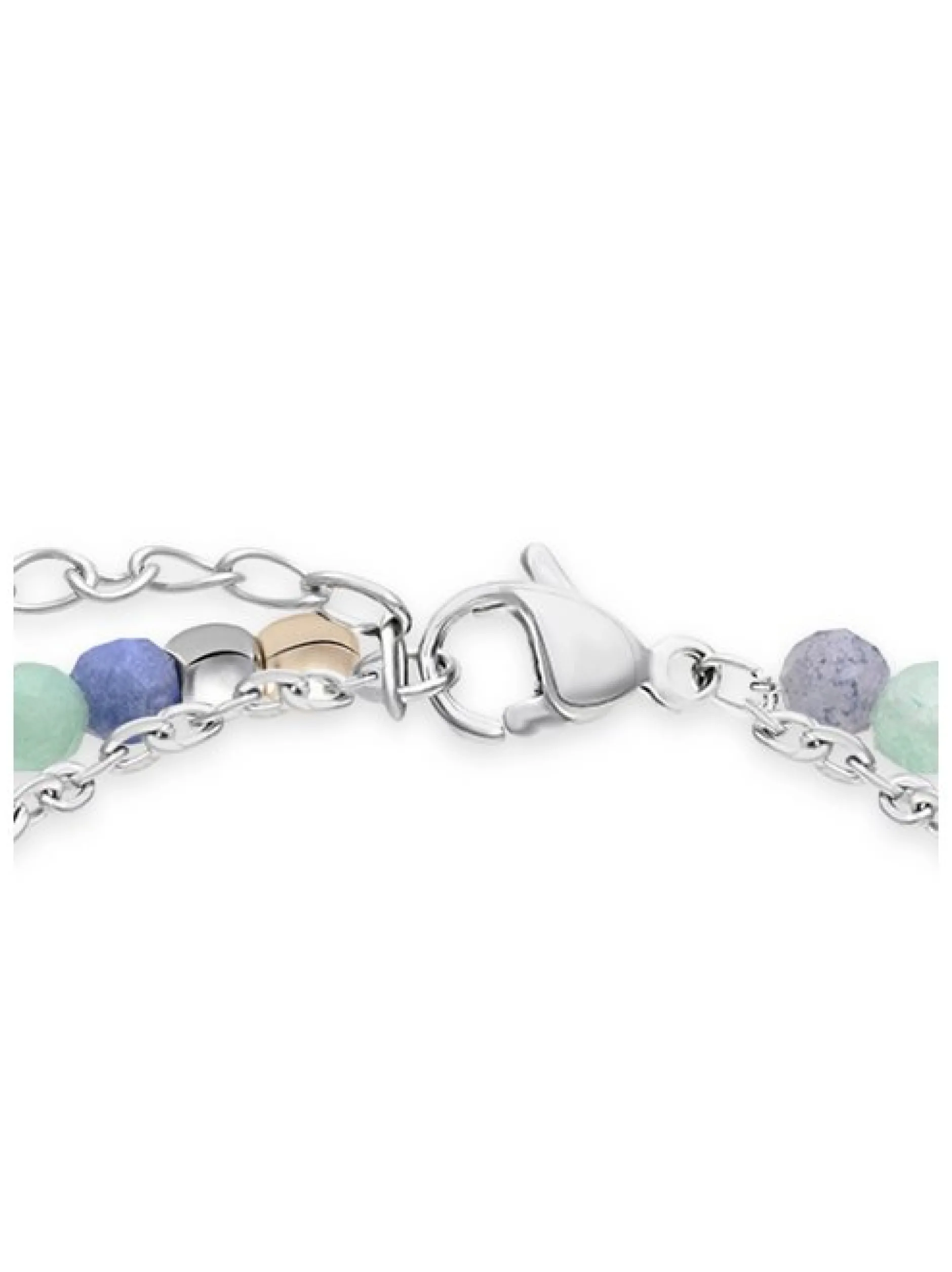 s.Oliver Damen Fußkette - Colorful Beads in silber