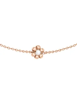 s.Oliver Damen Fußkette - Flower in roségold