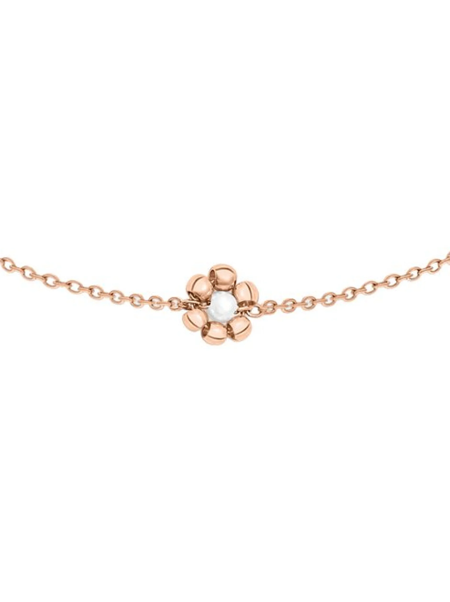 s.Oliver Damen Fußkette - Flower in roségold