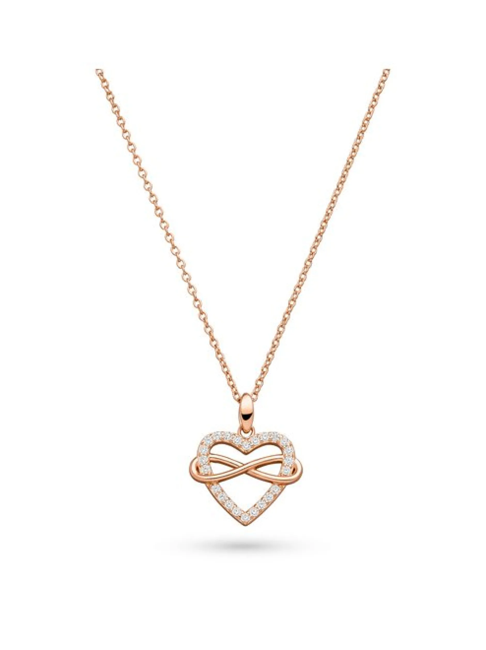 s.Oliver Damen Halskette - Infinity Heart in roségold