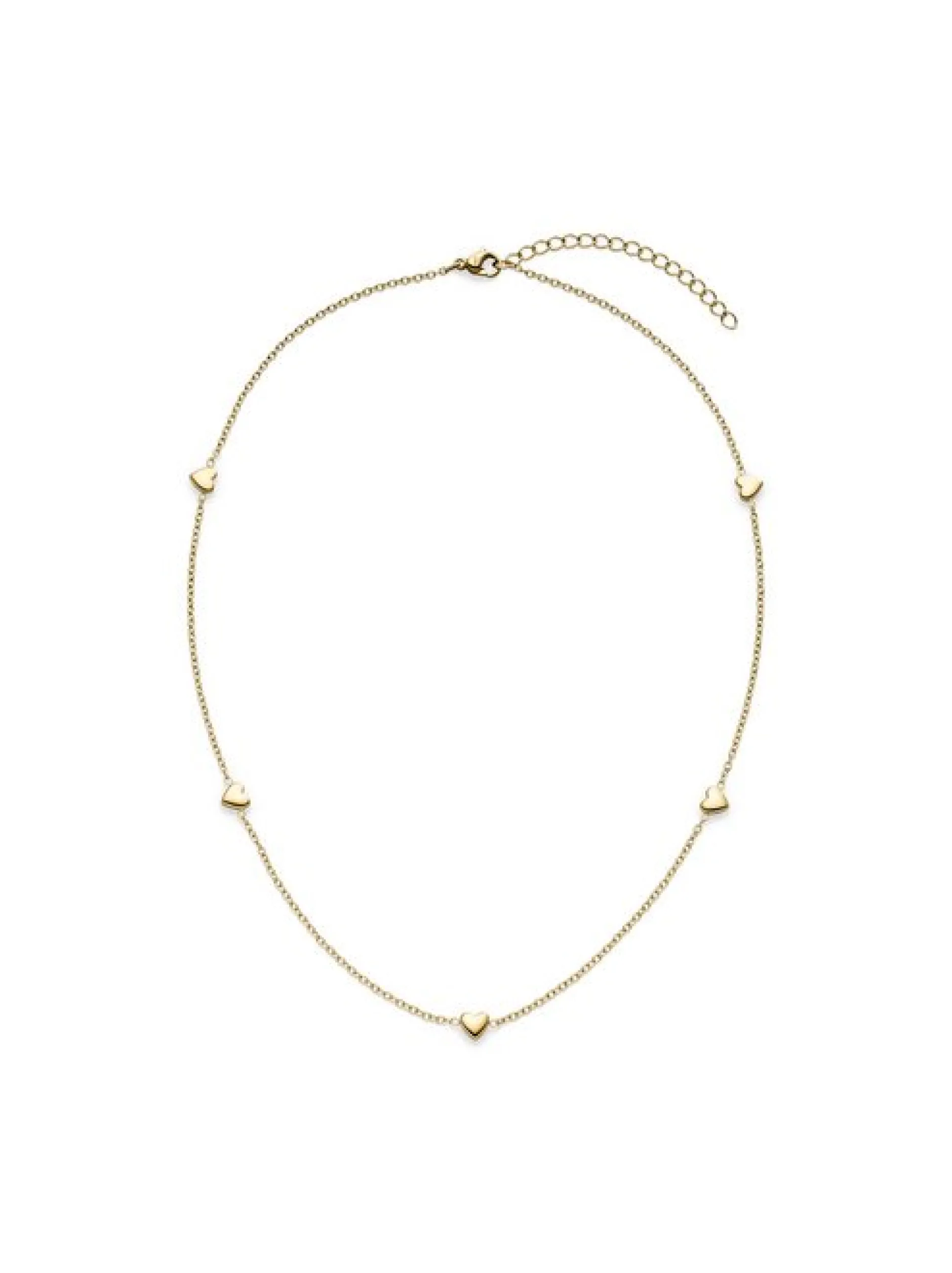 s.Oliver Damen Halskette - Tiny Hearts in gold