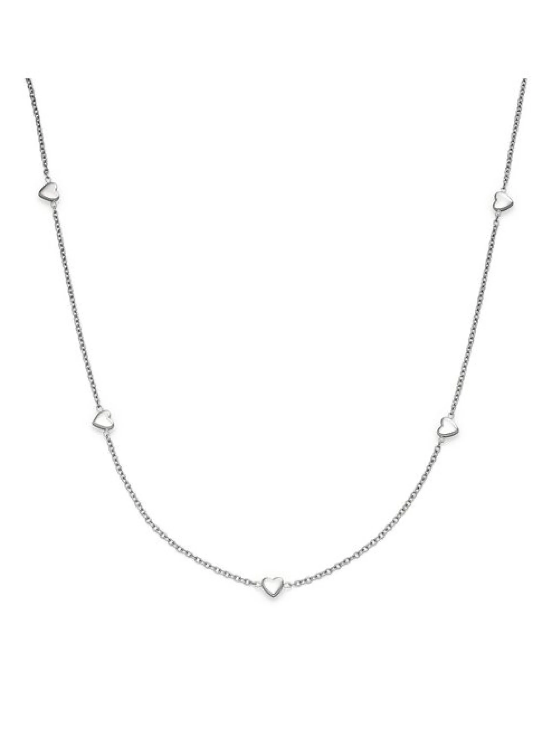 s.Oliver Damen Halskette - Tiny Hearts in silber