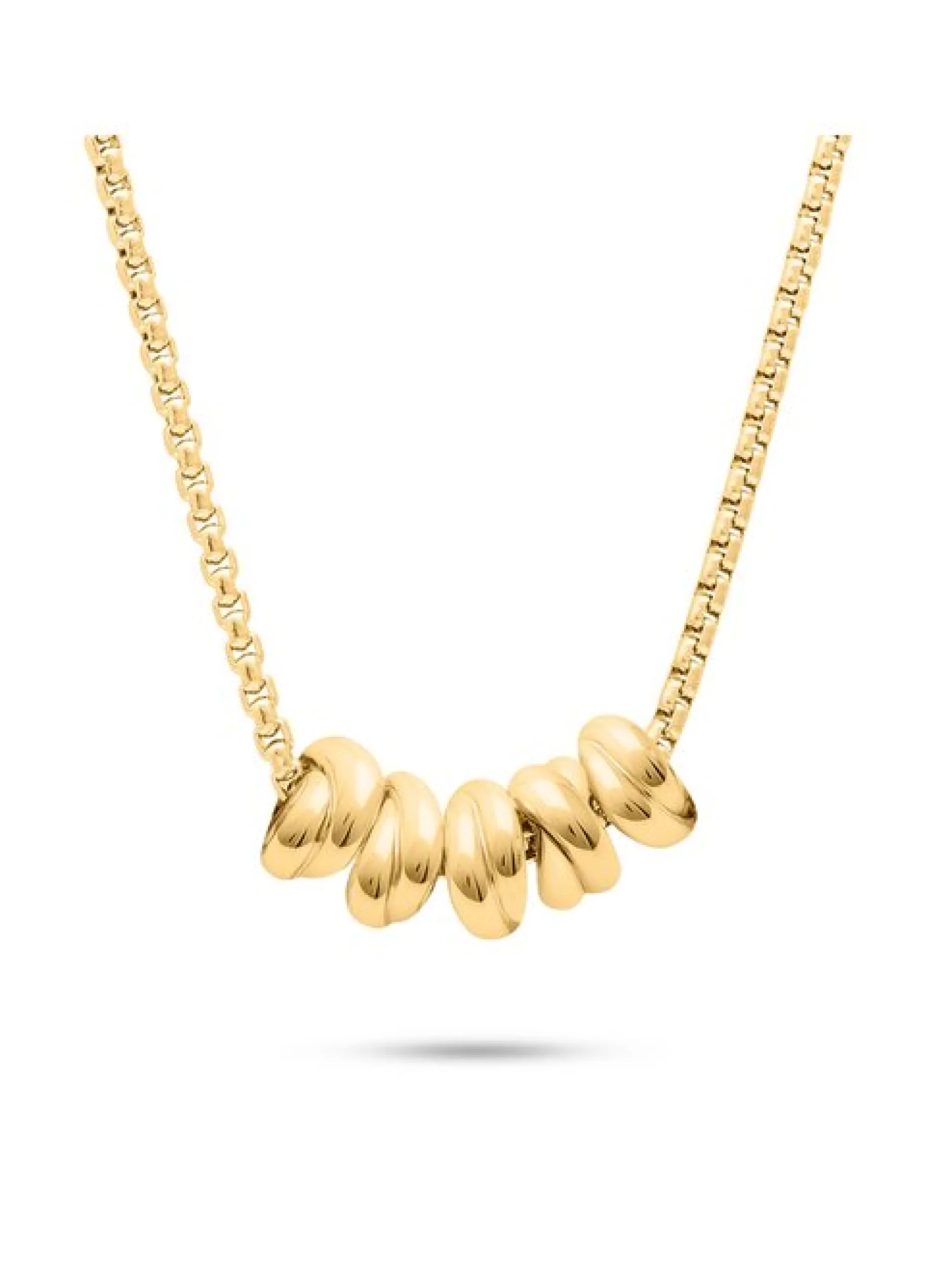s.Oliver Damen Halskette - Tiny Knots in gold